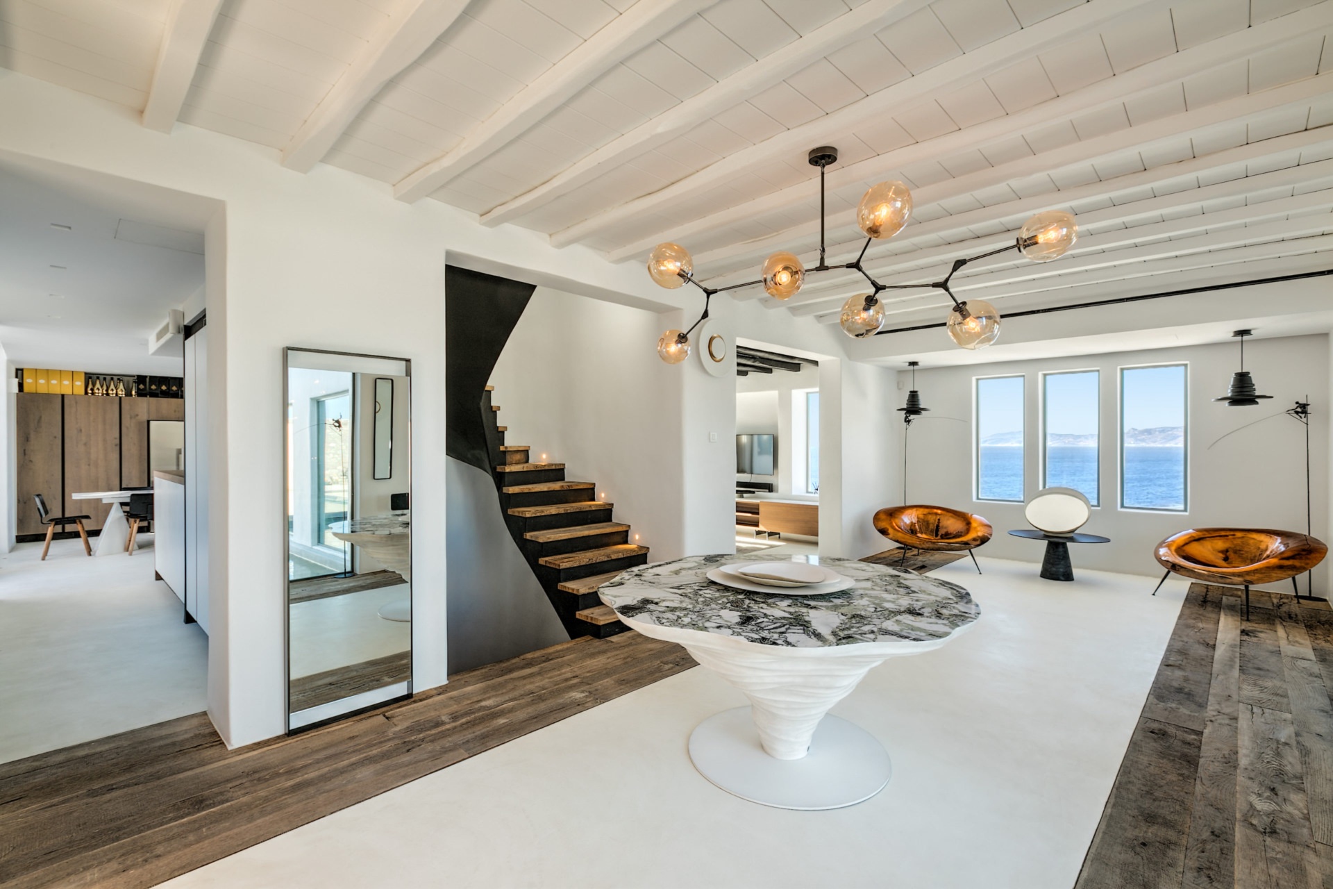 UltraLuxury Mykonos villa Tennis Court & SeaViews — photo 32