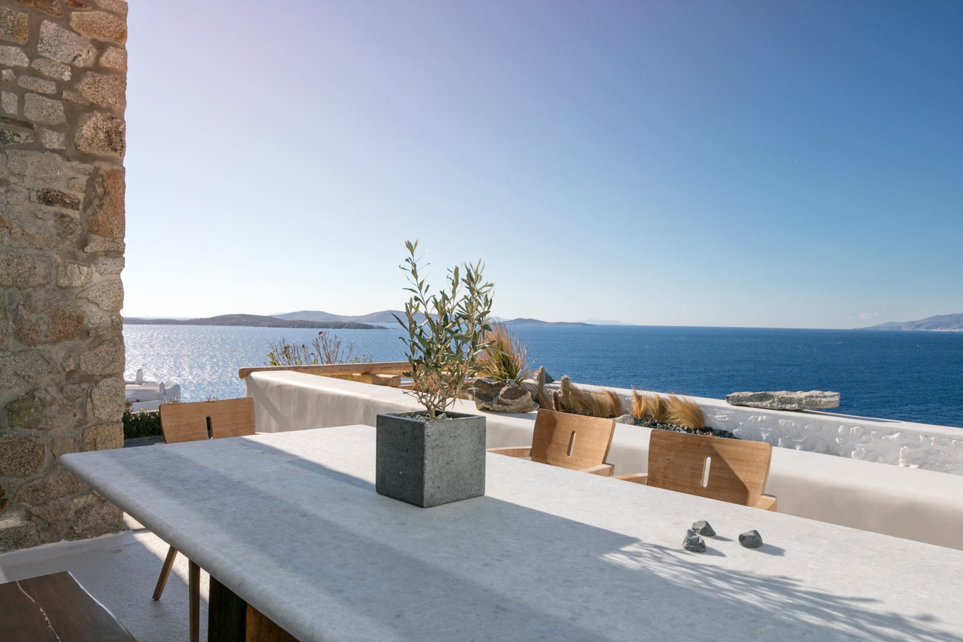 UltraLuxury Mykonos villa Tennis Court & SeaViews — photo 25