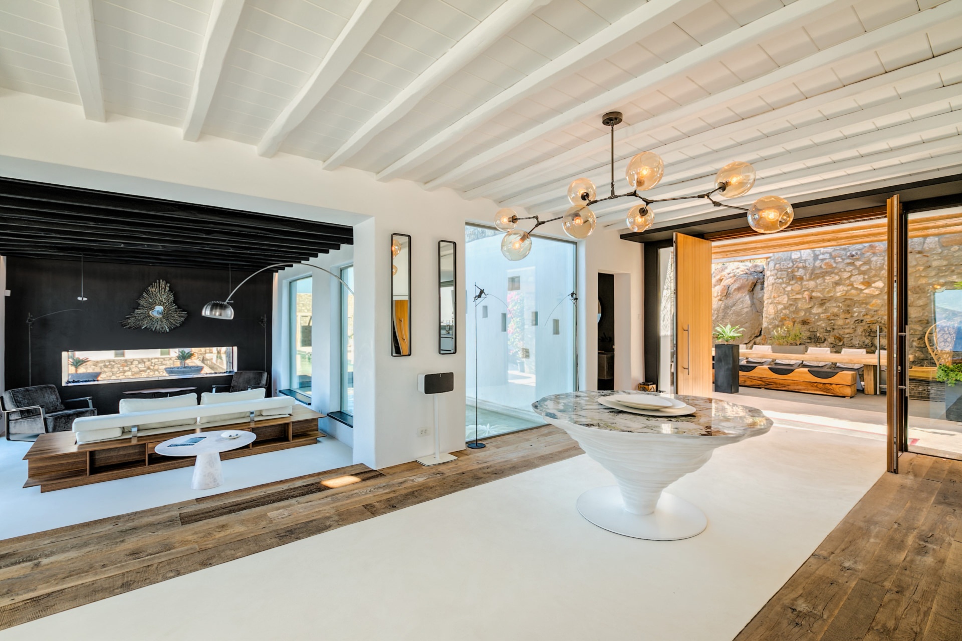 UltraLuxury Mykonos villa Tennis Court & SeaViews — photo 31