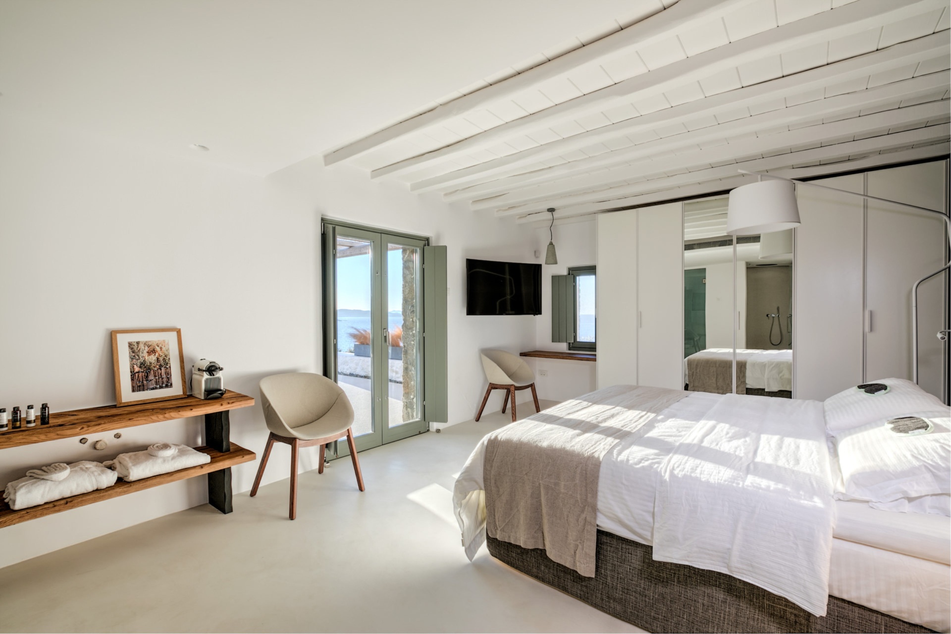 UltraLuxury Mykonos villa Tennis Court & SeaViews — photo 19