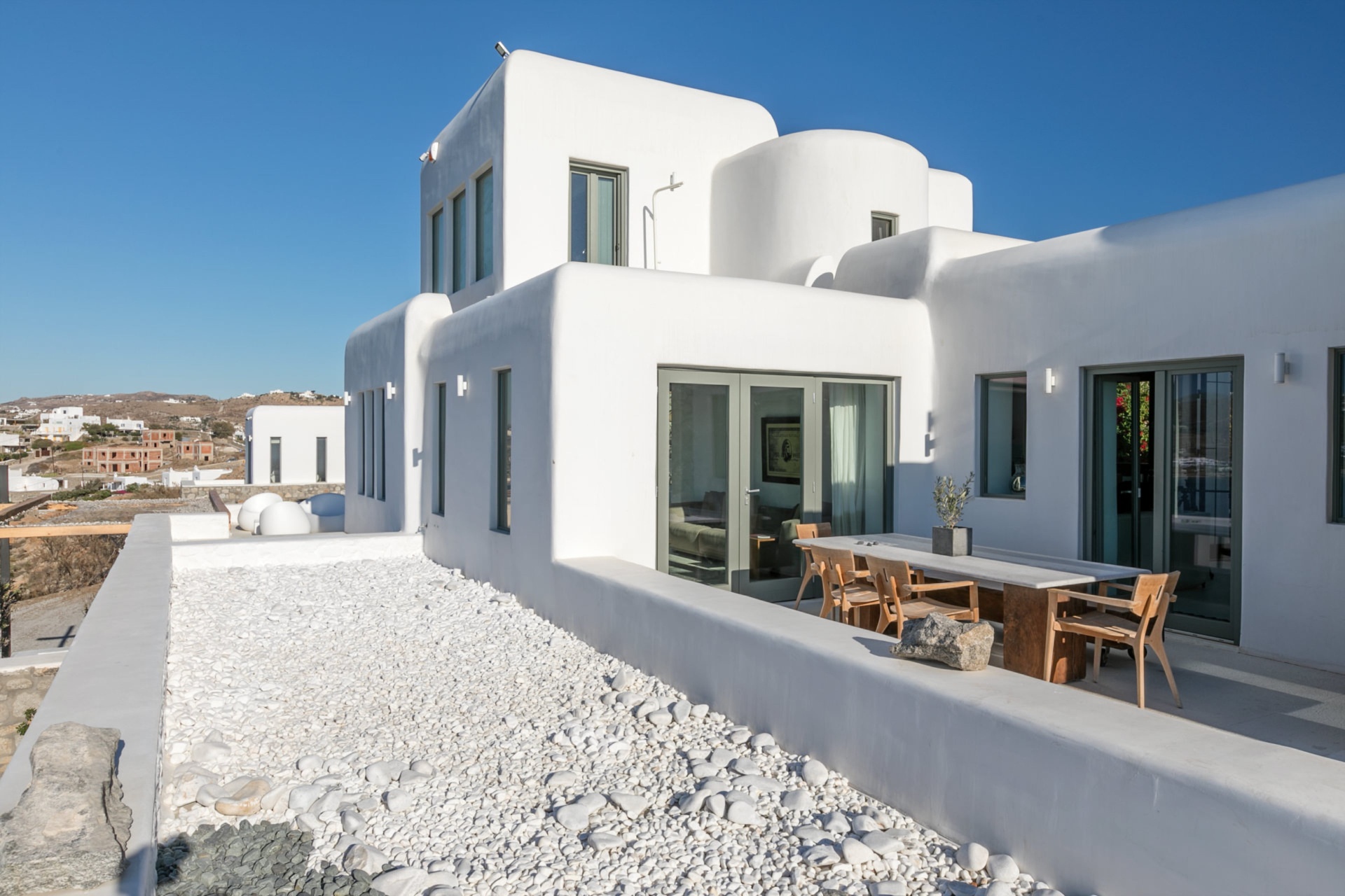 UltraLuxury Mykonos villa Tennis Court & SeaViews — photo 28