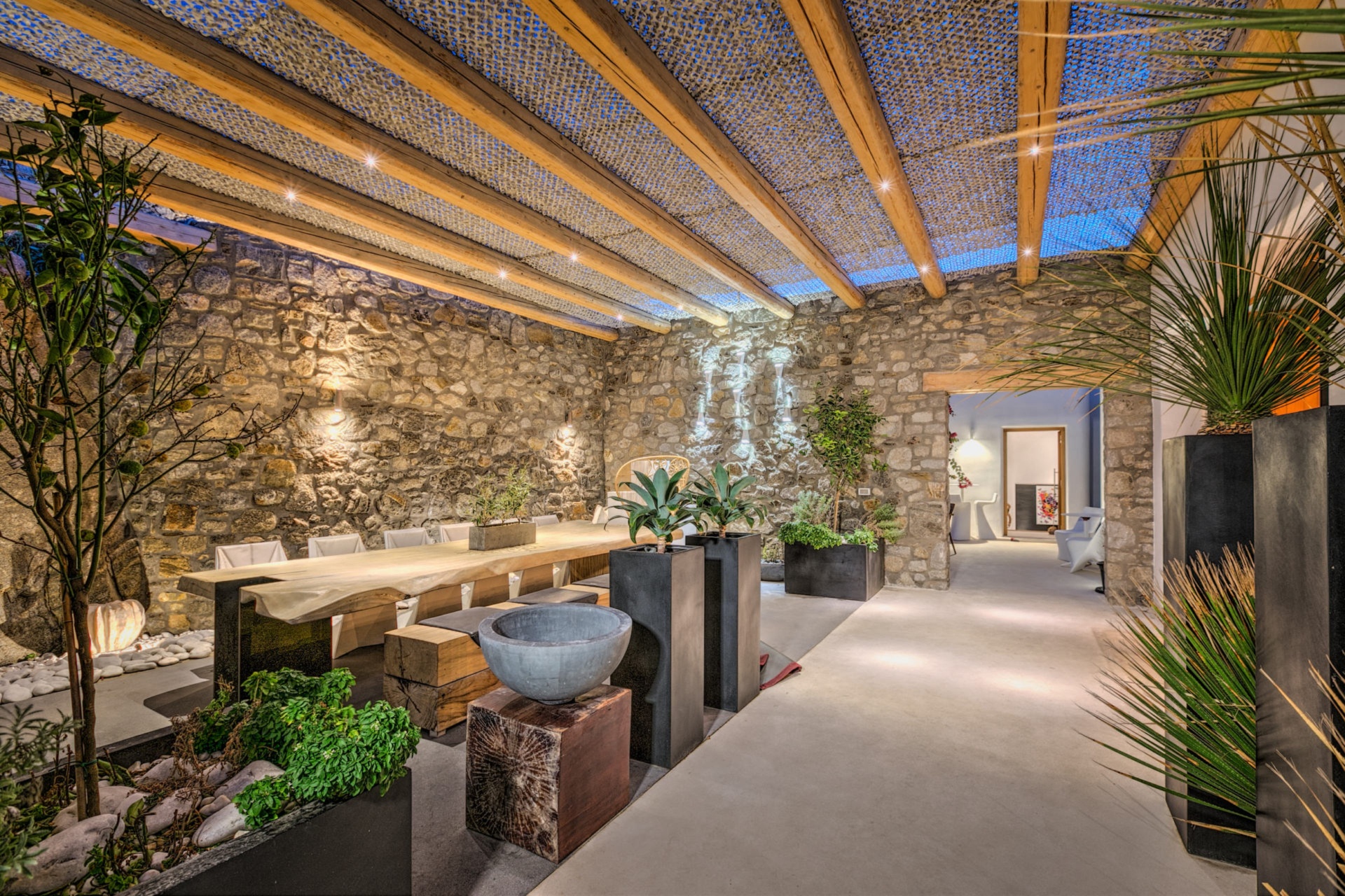 UltraLuxury Mykonos villa Tennis Court & SeaViews — photo 23