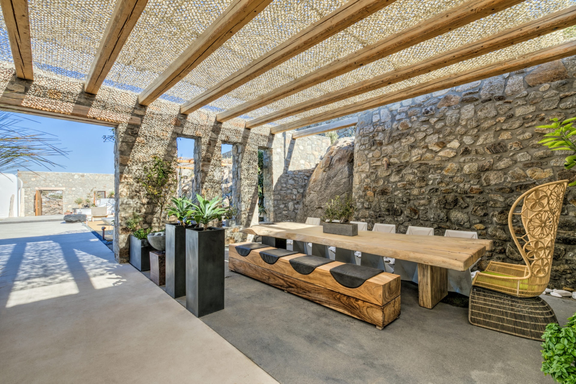 UltraLuxury Mykonos villa Tennis Court & SeaViews — photo 24