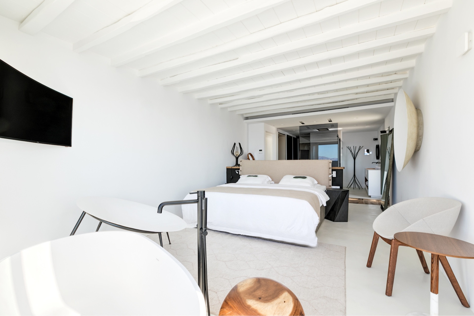 UltraLuxury Mykonos villa Tennis Court & SeaViews — photo 30