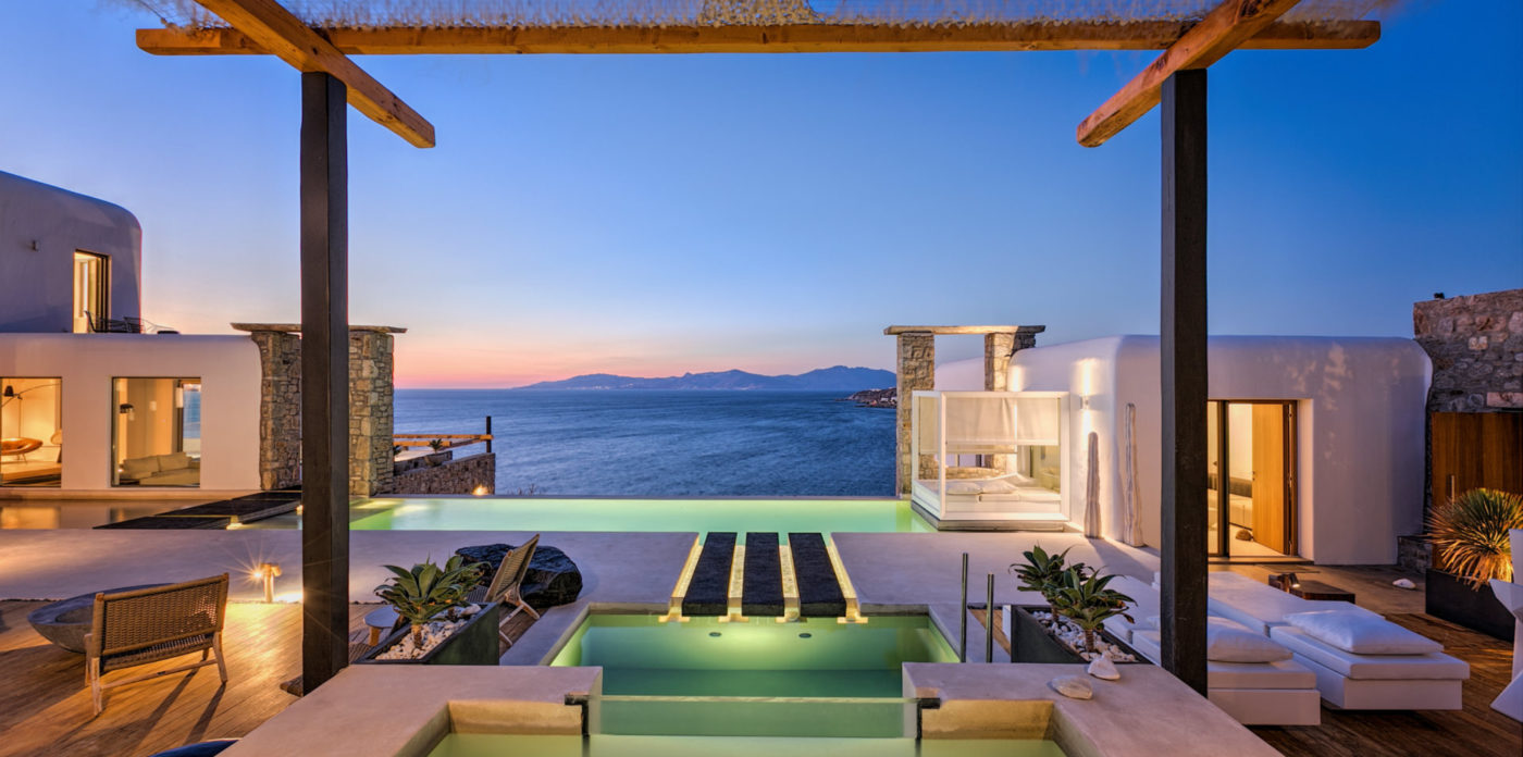 UltraLuxury Mykonos villa Tennis Court & SeaViews — photo 3