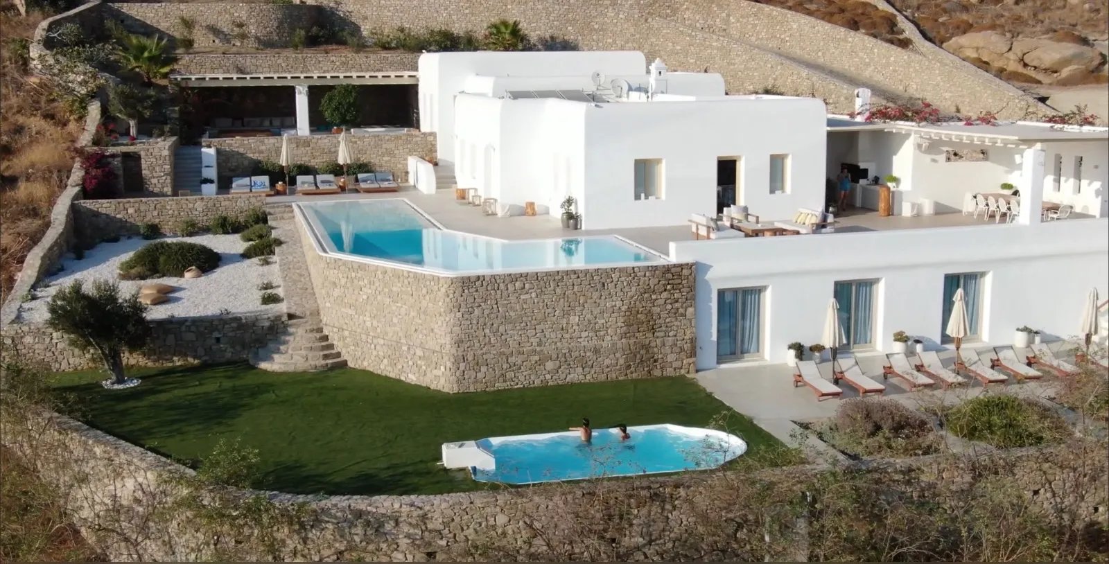 Luxury Mykonos Villa with 2 Private Pools Sea View — photo 22