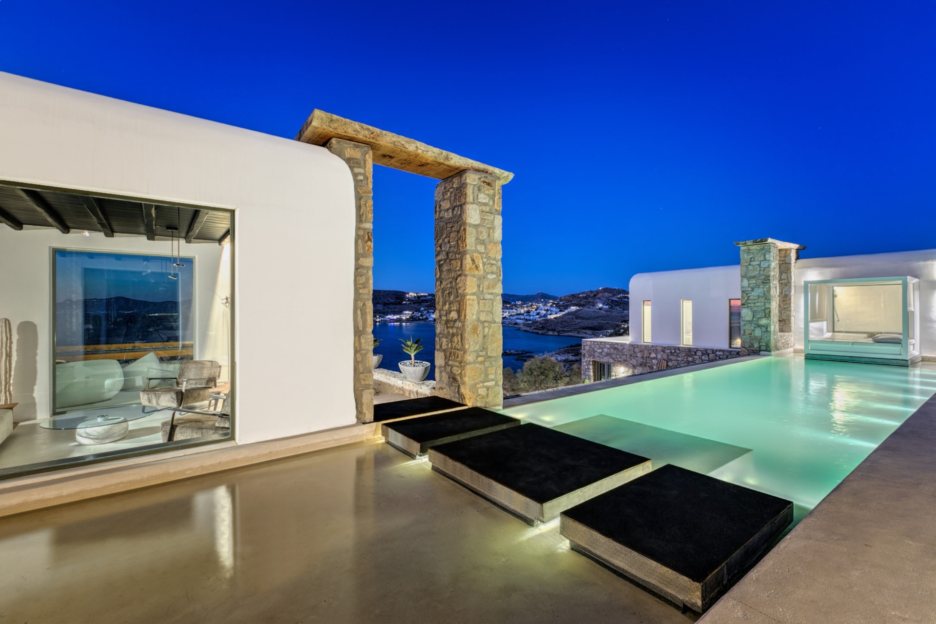 UltraLuxury Mykonos villa Tennis Court & SeaViews — photo 2
