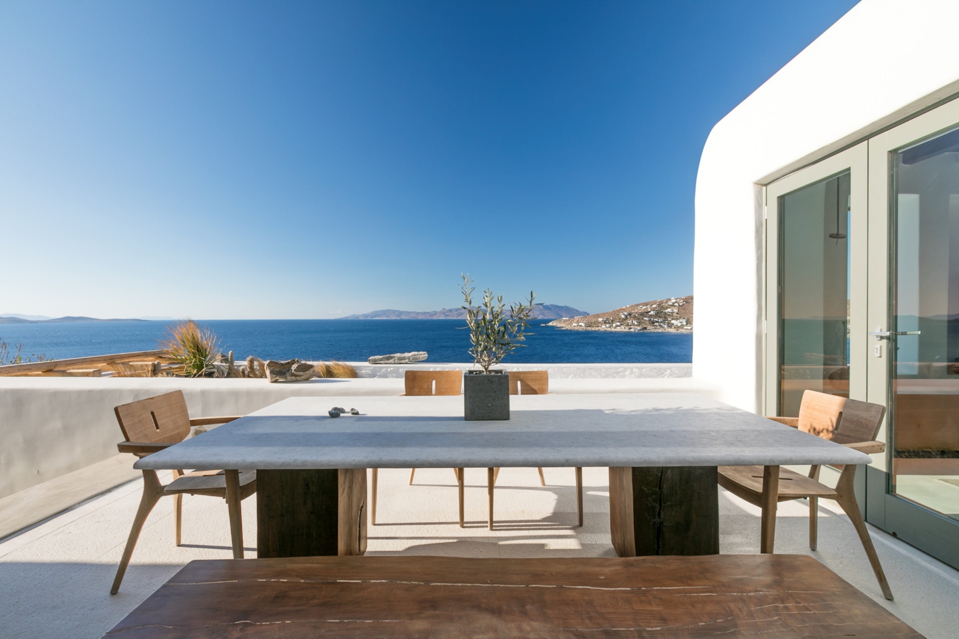 UltraLuxury Mykonos villa Tennis Court & SeaViews — photo 26